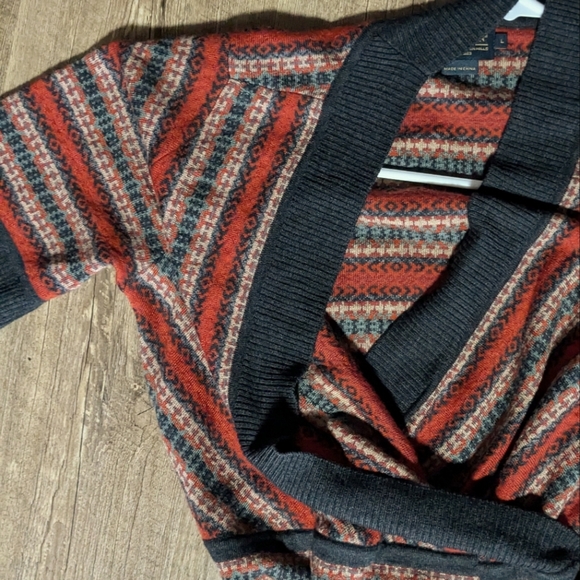 PENDLETON US Women’s Large Washable Merino Wool Quimby Sweater Dress Wrap Belted - Picture 9 of 9